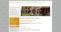 Desktop Screenshot of ablakjavitasbudapest.hu
